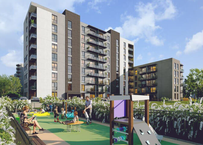 New project apartment building „YZY kartos“