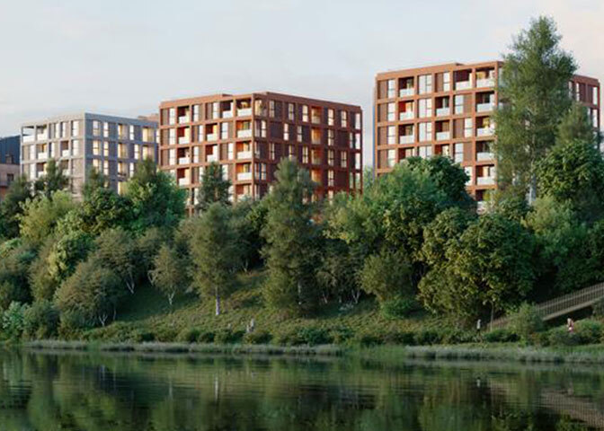 New project apartment building „REVINGIS City space“