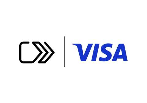 Click to Pay payment symbol next to the VISA logo – an online payment option with Citadele C cards.