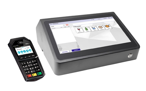 Payment device for high-traffic merchants